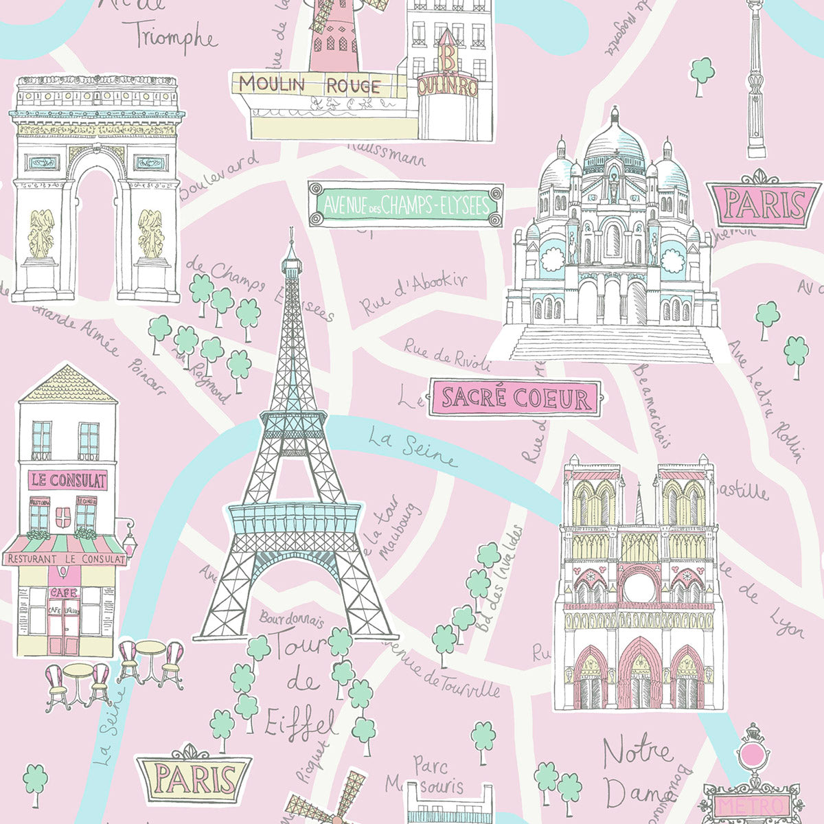 Seabrook Designs FA40601 Wallpaper - Eade's Wallpaper & Fabric