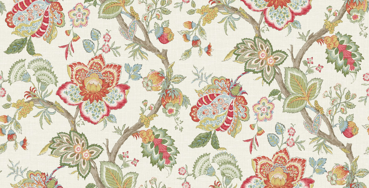 Seabrook FC62604F Bernadette Linen Fabric