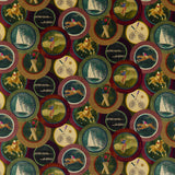 MULBERRY FD2001.H113.0 SPORTING LIFE VELVET PLUM Fabric - Eade's Wallpaper