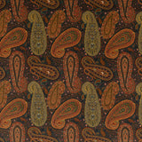 MULBERRY FD2002.H113.0 PEREGRINE PAISLEY VELVET PLUM Fabric - Eade's Wallpaper