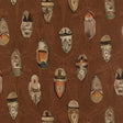 MULBERRY FD2003.T30.0 BABOUCHES SPICE Fabric - Eade's Wallpaper