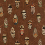MULBERRY FD2003.T30.0 BABOUCHES SPICE Fabric - Eade's Wallpaper