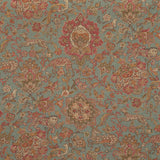 MULBERRY FD2005.R11.0 WILD THINGS TEAL Fabric - Eade's Wallpaper