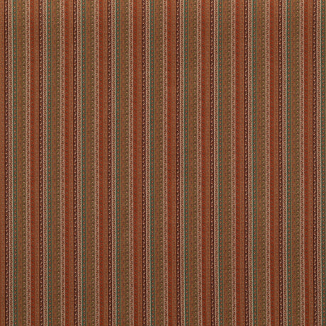 MULBERRY FD2007.T30.0 WILDE STRIPE SPICE Fabric - Eade's Wallpaper