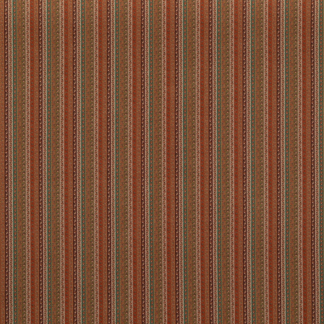 MULBERRY FD2007.T30.0 WILDE STRIPE SPICE Fabric - Eade's Wallpaper