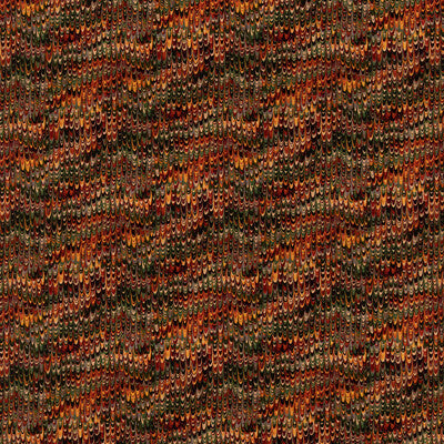 MULBERRY FD2022.V90.0 END PAPER VELVET RED/GREEN Fabric - MULBERRY COUNTRY WALK