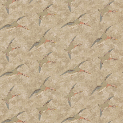 MULBERRY FD2026.J107.0 FOREST DUCKS PARCHMENT Fabric - MULBERRY COUNTRY WALK