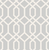Brewster FD23271 Trellis Grey Montauk Wallpaper