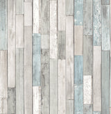 Brewster FD23273 Barn Board Grey Thin Plank Wallpaper