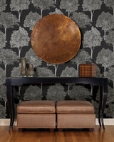 Brewster FD23279 Tree Tops Black Photographic  Wallpaper