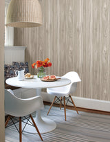 Brewster FD23280 Paneling Grey Wide Plank Wallpaper