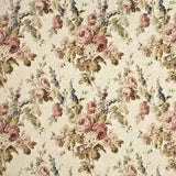 MULBERRY FD264.J143.0 VINTAGE FLORAL ANTIQUE/ROSE Fabric - Eade's Wallpaper