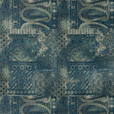 MULBERRY FD265.H10.0 LOMOND VELVET INDIGO Fabric - Eade's Wallpaper
