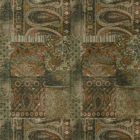MULBERRY FD265.S16.0 LOMOND VELVET EMERALD Fabric - Eade's Wallpaper