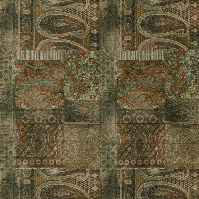 MULBERRY FD265.S16.0 LOMOND VELVET EMERALD Fabric - Eade's Wallpaper