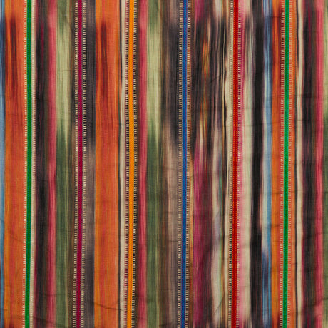 MULBERRY FD266.Y101.0 BOHEMIAN STRIPE MULTI Fabric - Eade's Wallpaper