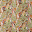 MULBERRY FD269.K102.0 GAME BIRDS LINEN STONE/MULTI Fabric - Eade's Wallpaper