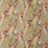 MULBERRY FD269.K102.0 GAME BIRDS LINEN STONE/MULTI Fabric - Eade's Wallpaper