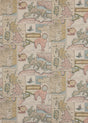 MULBERRY FD284.Y101.0 BOHEMIAN TRAVELS LINEN MULTI Fabric - Eade's Wallpaper