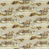 MULBERRY FD295.A46.0 MORNING GALLOP VELVET GREY/SAND Fabric - Eade's Wallpaper