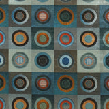 MULBERRY FD299.R11.0 DRESS CIRCLE VELVET TEAL Fabric - Eade's Wallpaper