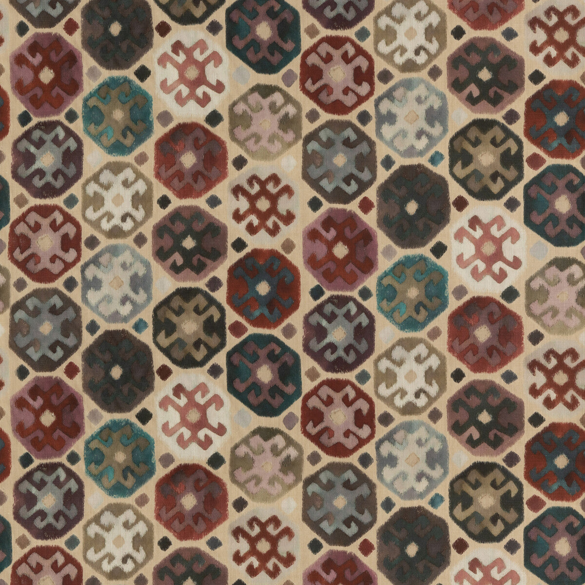 MULBERRY FD312.H113.0 CURIOSITY PLUM Fabric - Eade's Wallpaper