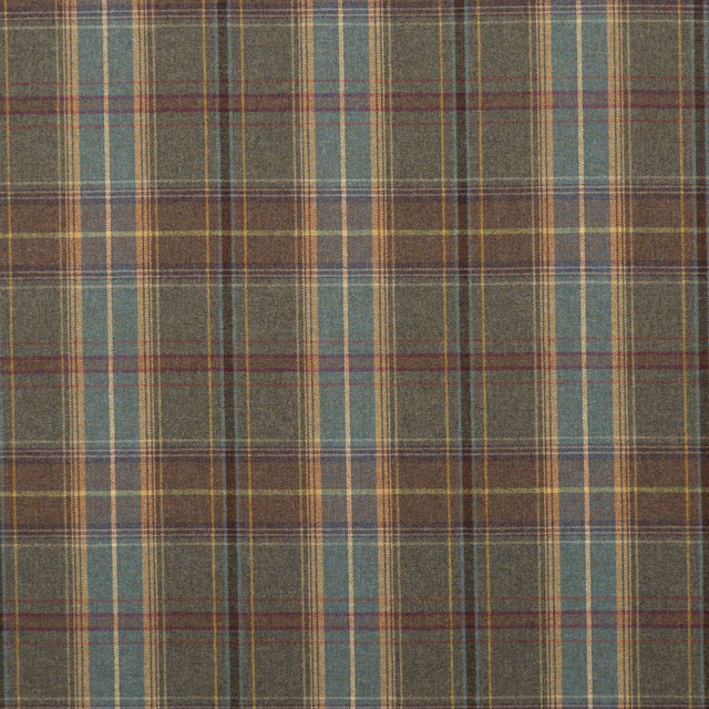 MULBERRY FD344.A103.0 SHETLAND PLAID HEATHER Fabric - Eade's Wallpaper