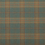 MULBERRY FD344.R11.0 SHETLAND PLAID TEAL Fabric - Eade's Wallpaper