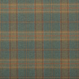 MULBERRY FD344.R11.0 SHETLAND PLAID TEAL Fabric - Eade's Wallpaper