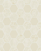 Fine Decor FD42413 Ceramica Cream Hexagon Tile Wallpaper