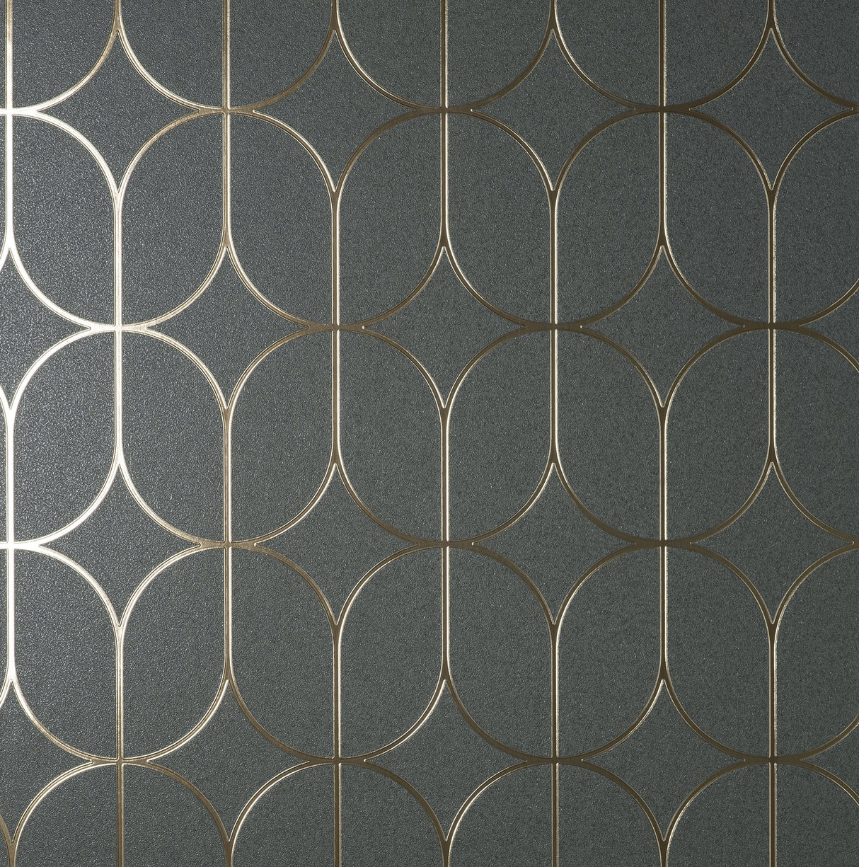 Fine Decor FD42804 Raye Charcoal Rosco Trellis Wallpaper