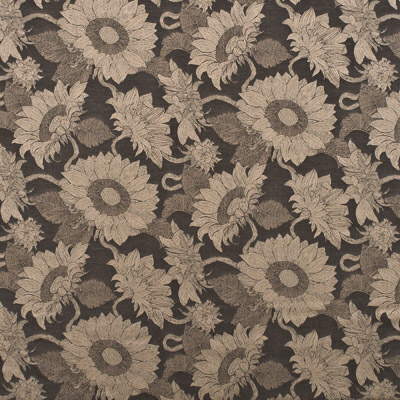 MULBERRY FD575.A17.0 SUNFLOWER WEAVE TRUFFLE Fabric - Eade's Wallpaper