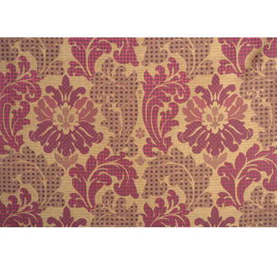 MULBERRY FD591.V55.0 PATCHWORK DAMASK SILK RUSSETT Fabric - Eade's Wallpaper