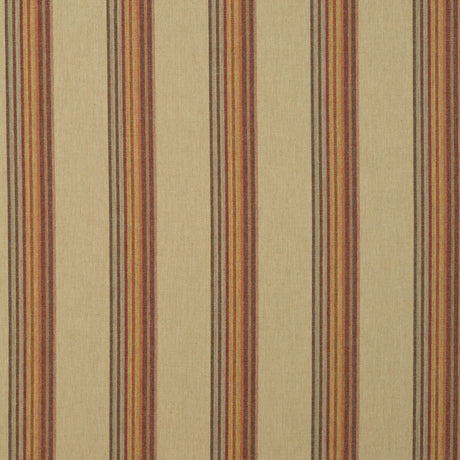 MULBERRY FD614.N107.0 TWELVE BAR STRIPE SAND/ROSE Fabric - Eade's Wallpaper