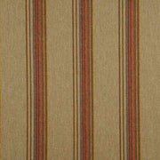 MULBERRY FD614.S114.0 TWELVE BAR STRIPE SAGE/SAND/WINE Fabric - Eade's Wallpaper