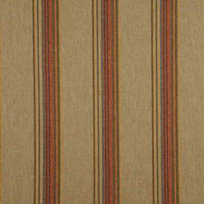 MULBERRY FD614.S114.0 TWELVE BAR STRIPE SAGE/SAND/WINE Fabric - Eade's Wallpaper