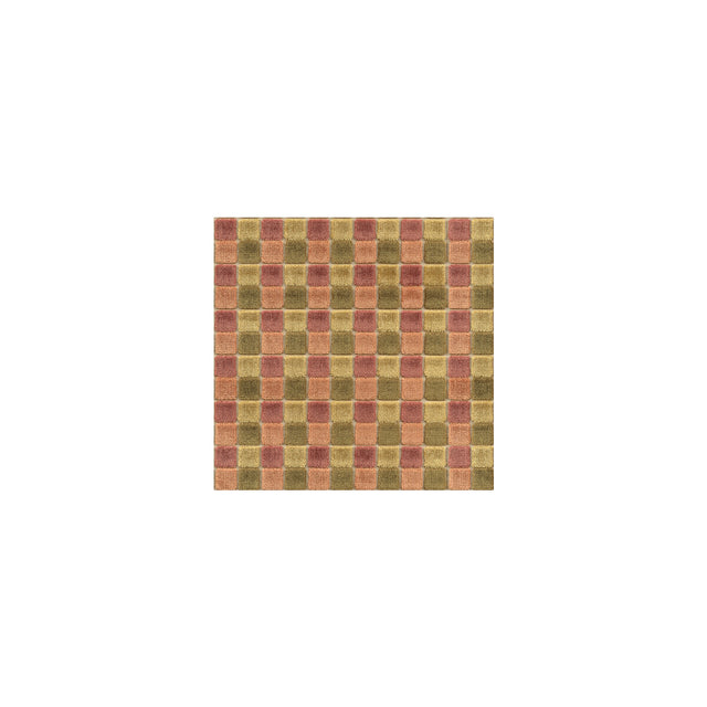 MULBERRY FD659.U107.0 FIRENZE GINGER/GREEN Fabric - Eade's Wallpaper
