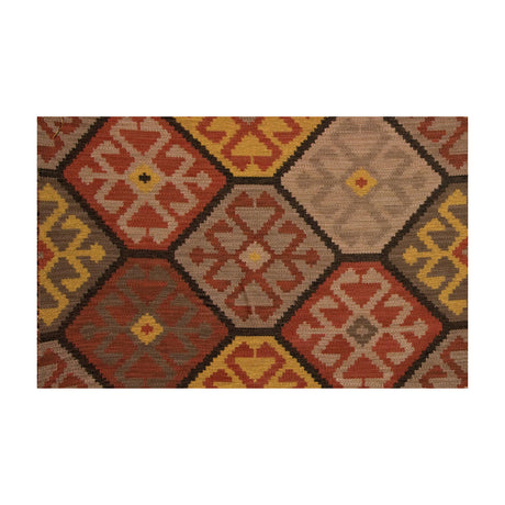 MULBERRY FD660.V102.0 TOPKAPI RED/GOLD Fabric - Eade's Wallpaper
