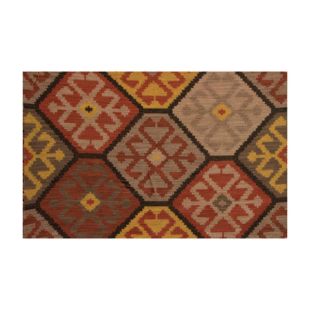 MULBERRY FD660.V102.0 TOPKAPI RED/GOLD Fabric - Eade's Wallpaper