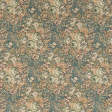MULBERRY FD725.R11.0 BOHEMIAN TAPESTRY TEAL Fabric - Eade's Wallpaper