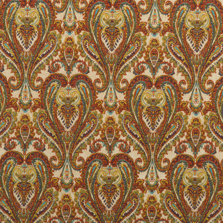 MULBERRY FD728.Y101.0 BOHEMIAN PAISLEY MULTI Fabric - Eade's Wallpaper