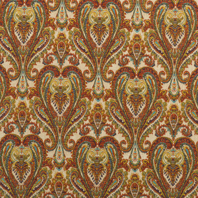 MULBERRY FD728.Y101.0 BOHEMIAN PAISLEY MULTI Fabric - Eade's Wallpaper