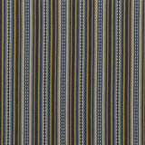 MULBERRY FD731.H51.0 DALTON STRIPE INDIGO/OCHRE Fabric - Eade's Wallpaper