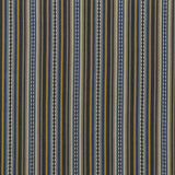 MULBERRY FD731.H51.0 DALTON STRIPE INDIGO/OCHRE Fabric - Eade's Wallpaper