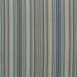 MULBERRY FD735.R46.0 TAPTON STRIPE TEAL/INDIGO Fabric - Eade's Wallpaper