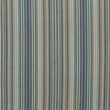 MULBERRY FD735.R46.0 TAPTON STRIPE TEAL/INDIGO Fabric - Eade's Wallpaper