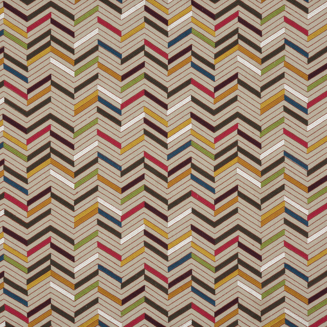 MULBERRY FD739.T70.0 CAROUSEL SPICE/PLUM Fabric - Eade's Wallpaper