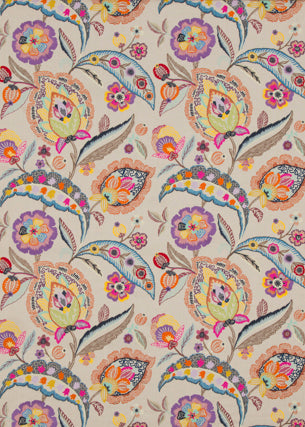 MULBERRY FD740.Y101.0 OAKWOOD MULTI Fabric - Eade's Wallpaper