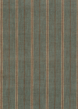 MULBERRY FD745.R104.0 HADDON STRIPE AQUA Fabric - Eade's Wallpaper