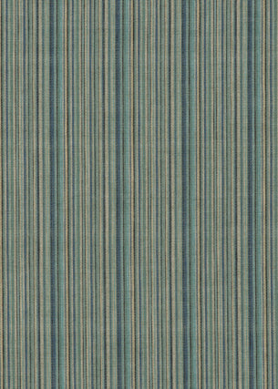 MULBERRY FD746.R44.0 BLANTYRE VINTAGE CHENILLE TEAL/AQUA/INDIGO Fabric - Eade's Wallpaper